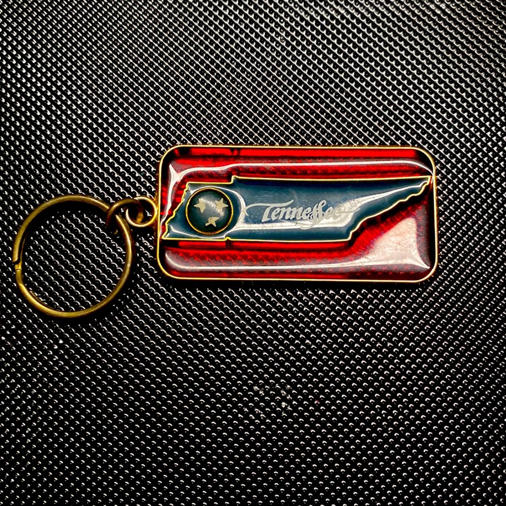Stained Glass Tennessee Key Chain